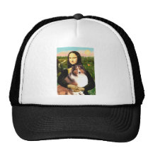Die Shetlandinseln-Schäferhund 7b - Mona Lisa Baseballkappe