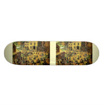 "Die Spiele Kinder" Pieter Bruegels - 1560 Skateboard Deck