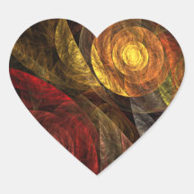 Die Spirale Leben-des abstrakten Kunst-Herz-Aufkle