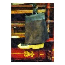 Die Stiefel des Feuerwehrmannes Personalisierte Einladungskarte