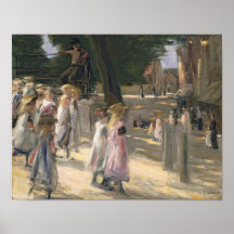 Die Straße zur Schule am Edamer Plakat