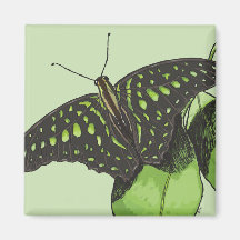 Die Tarnungs-Schmetterling der Natur Kühlschrankmagnet