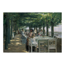 Die Terrasse am Restaurant poster