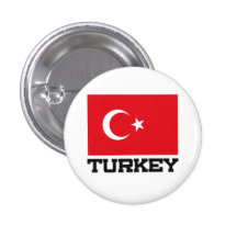 Die Türkei-Flagge Anstecknadelbutton