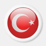 Die Türkei-Flagge Kühlschrankmagnet