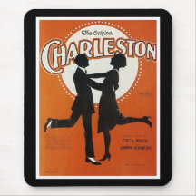 Die ursprüngliche Lied-Blatt-Abdeckung Charlestons Mousepad