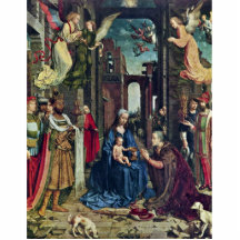 Die Verehrung der Könige bis Januar Gossaert (best Fotofiguren