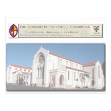 Die Vergers St Paul der Kathedralen-Postkarte