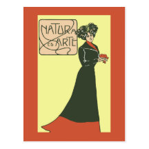 die Vintage Mode 2 italienischer Damen Ca 1900 Postkarte