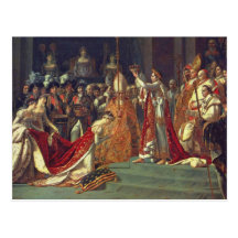 Die Weihe des Kaisers Napoleon 1 Postkarte