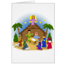 Die Weihnachtsgeschichte Karte