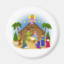 Die Weihnachtsgeschichte Kühlschrankmagnet