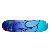 Die Wellen-Plattform Individuelle Skateboards