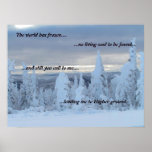 Die Welt ist eingefroren… Plakat
