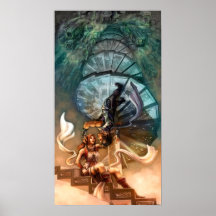Die Wendeltreppe Plakatdruck