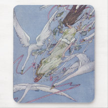 Die wilden Schwäne Mousepads