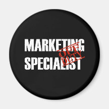 DIENSTFREIE MARKETINGS-SPEZIALISTEN-DUNKELHEIT MAGNETS