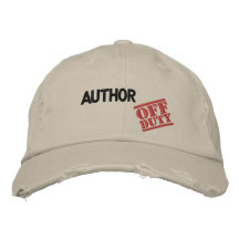 Dienstfreier Autor Bestickte Caps