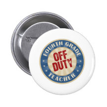 Dienstfreier vierter Grad-Lehrer Button