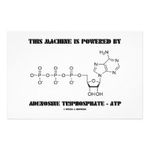 Diese Maschine wird durch Adenosin-Triphosphat ang Individuelles Druckpapier