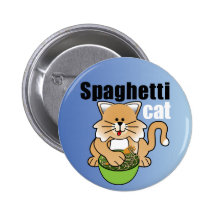 Diese verrückte Spaghetti-Katze Button