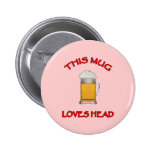 Dieser Becher-Liebe-Kopf Buttons