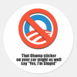 Dieser Obama-Aufkleber könnte genauso gut ja dass 