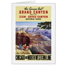 Dieser Sommer-Besuchs-Grand Canyon Grußkarte