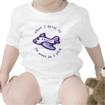 Dieses Baby ist ein zukünftiger Pilot, will, um Fl Baby Strampler
