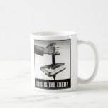 Dieses ist der feindliche Becher Teetasse