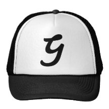 Dieses ist ein netter Schwarzweiss-Hut Caps