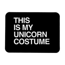 DIESES IST MEIN EINHORN-HALLOWEEN-KOSTÜM RECCHTECKIGER MAGNET