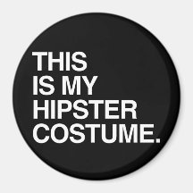 DIESES IST MEIN HIPSTER-KOSTÜM KÜHLSCHRANKMAGNET