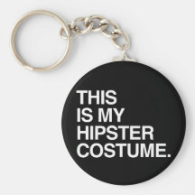 DIESES IST MEIN HIPSTER-KOSTÜM SCHLÜSSELBÄNDER