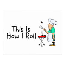 Dieses ist, wie ich rolle (GRILLEN) Postkarten