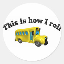 Dieses ist, wie ich rolle sticker