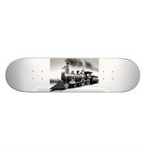Digital-Öl-Malerei von Dampf-Motor 119 Skateboarddeck