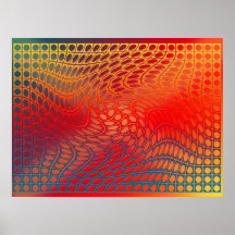 Digital OP-Kunst - Toreadortanz Poster