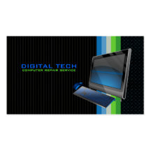 Digital-Technologie. Visitenkarten des Computer-2