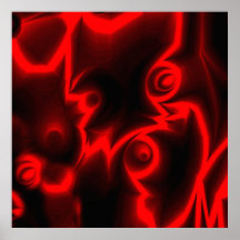 digitaler Entwurf des Rot- und Schwarzstrudels Plakate