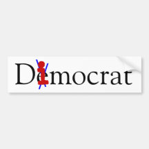 Dimocrat Autoaufkleber