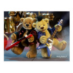 Dinky Bären: Gitarren-Duo postkarten