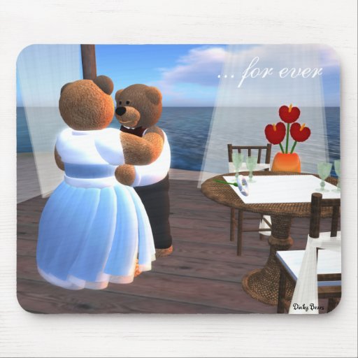 Dinky Bären in der Liebe Mousepads