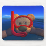 Dinky Bären: Snorkeler Mousepads