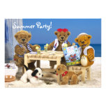 Dinky Bären: Sommer-Party! einladungen