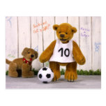 Dinky Bären wenig Fußball-Spieler postkarten