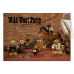 Dinky Bären: Wildes WestParty karten