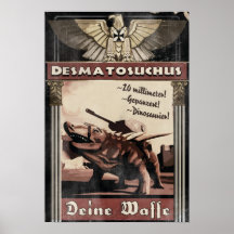 Dino-Invasionstag: Desmatosuchus Plakate