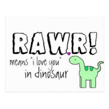 Dino-Jargon Postkarte