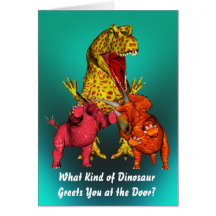 Dinosaurier-Geburtstag Grußkarten